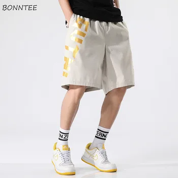 M-8XL Rövidnadrág Férfi Alkalmi koreai Design Stílusos Divat Nyári Nadrág hűvös Tinédzser, Streetwear Hip-Hop Bő Összes mérkőzés Főiskola