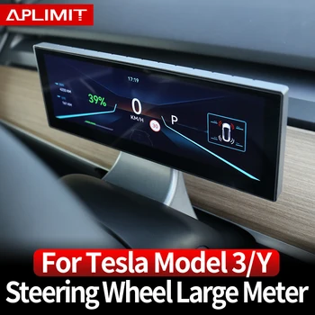 Autó Kormánykerék Nagy Méter LCD műszerfalon Head up Display Dekoráció Kiegészítők Tesla 2021-2023 Modell 3 Modell Y