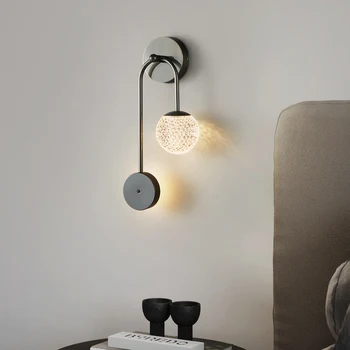 TEMAR Kortárs Fekete-Réz Mellett Lámpa LED 3 Színben Szép, Kreatív Gyertyatartó Fény Haza Bed Room Decor