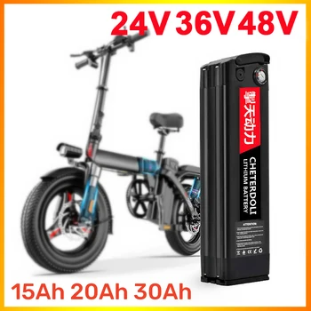 Új 48V 20Ah Ezüstmoly Lítium Elektromos Kerékpár 1000W 500W 24V-os Lítium-Ion 36V Elektromos Kerékpár Bicikli 48V18650Battery Csomag+Töltő