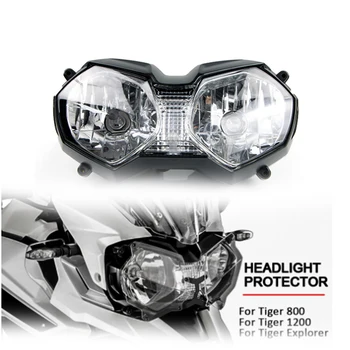 Alkalmas 2010 - 2017 Triumph Tiger 800 Fényszóró Fényszóró Fényszóró Lámpa Ház Motorkerékpár Tartozékok Tiger800 Explorer 1200