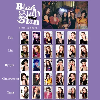 Kpop Idol 5db/set Lomo Kártyák ITZY bla-bla-Bla Photocards Fotó Kártya Képeslap a Rajongók Gyűjtemény