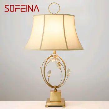 SOFEINA Kortárs Kristály asztali Lámpa LED Kreatív Divat Tompítása asztali Lámpa Otthoni Nappali, Hálószoba Decor