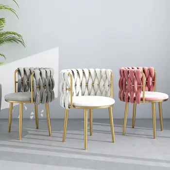 Fény luxus Északi egyetlen karosszék szabadidő smink szék, hálószoba, szék creative nail shop öltözködés széklet tojás szék rózsaszín szék