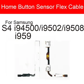 Home Gomb Gomb Visszatérés Fényérzékelő Menü Keyborad Flex Kábel Samsung Galaxy S4 I9500 Home Gombot A Menü Flex Szalag Kábel