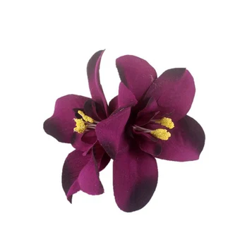 1DB Orchidea Virág Haj Klipek a Nők, Lányok Hajtűket Mesterséges Virág Hajcsat Hawaii Esküvő Party Táska, Kalap Kiegészítők