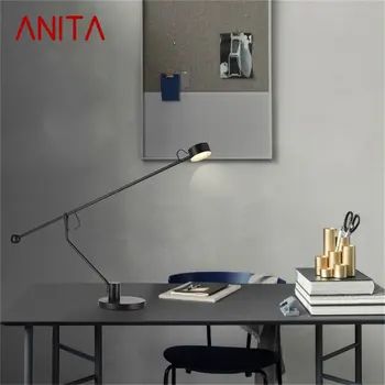 ANITA Modern asztali Lámpa LED Egyszerű Design, Állítható Évjárat asztali Lámpa Otthoni Tanulmányi Iroda Dekoráció