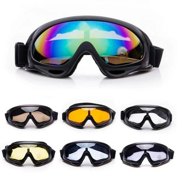 Sí-szemüveg utánzat splash lovaglás, szabadtéri sportok szeme X400 védőszemüveg motorkerékpár szélálló homok védelem szemüveg, napszemüveg
