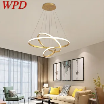 WPD Északi függesztett Lámpák Kör Kortárs LED Lámpa Kreatív Kellék Az Otthoni Dekoráció