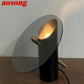 AOSONG Kortárs Egyszerű asztali Lámpa asztali LED Világítás Dekoratív Otthon Hálószoba, Nappali