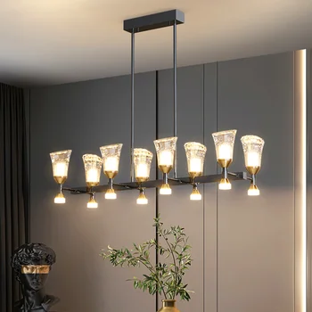 Függesztett Lámpák lakberendezési szalon hálószoba dekoráció led Lámpák a szoba Mennyezeti Csillárok étkező beltéri világítás lampadario