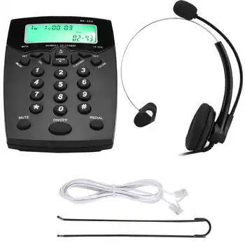 Üzleti Telefon Vezetékes Headset Call Center Telefon Dial Pad LCD Kijelző Telefonos Call Center Telefonos Call Center Telefon