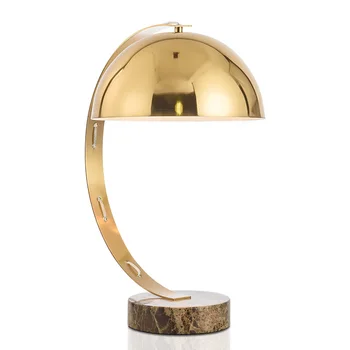 Északi Fény Luxus Vas Asztali Lámpa Személyre Szabott Kreatív Tanulmány Hálószoba Éjjeli Lámpa Nappali Modell Szoba Dekoratív Lámpa