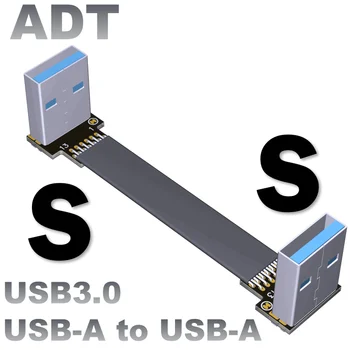 Szalag Lapos USB 3.0 Kábel Super Speed USB Hosszabbító Kábel a Férfi-Nő 0,5 m 1m 1,5 m 2m 3m USB-Fordította: Átutalás Extender Cabo