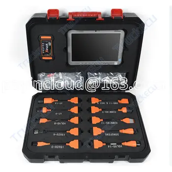 FZ-G1 Tablet+X-truck Y009 HDD Automatikus Javítás Diagnosztikai Készlet Érzékelő-BUSZ Keresés Eszköz a Teherautó Kotrógép