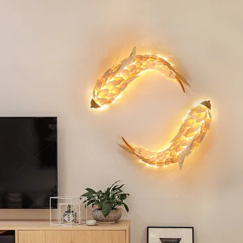 LED Hal fali lámpák kreatív fa fali gyertyatartó 2019 legújabb design fali lámpák előtér nappali, hálószoba éjjeli gyerekek lányok szoba