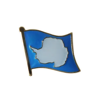 Az antarktisz Ország zászlót Kitűző Jelvény, Zománcozott jelvény Kitűző bross Farmer, póló, táskák Király Ékszer Ajándék lány n fiúk (350pcs/lot)