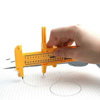 Állítható Iránytű Kör Vágó Mutifunctional Grafikai Tervezés Modell Kártya Kör alakú Vágás Gép Zár Foglalat
