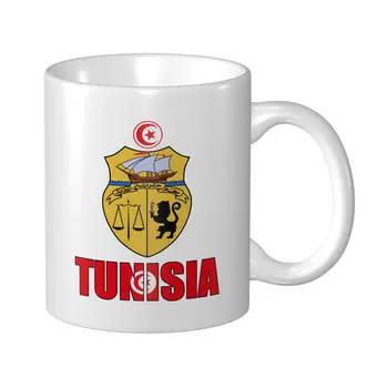 Mark Csésze, Bögre, Tunézia Levelet, Zászló, Embléma Bögre Kávé, Tea, Tej Víz Kupa Bödönből Az Office Home
