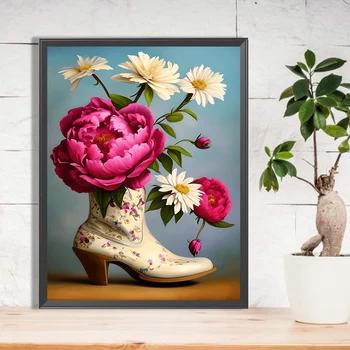 30x40cm 5D DIY Teljes Kör Fúró Gyémánt Festmény, Virág, Kit Art Kézműves Wall Art Kép, Strasszos lakberendezési Ajándék