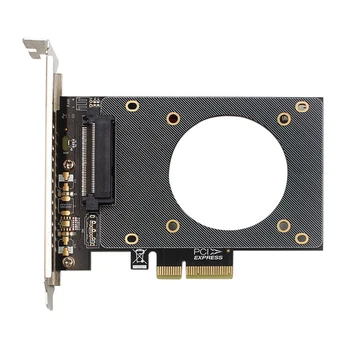 U. 2 SFF-8639, Hogy a PCI-E X4 bővítőkártya 4000MB/s Kelő Kártya Üreges Ki Tervezés Erős hőelvezetés Támogatás SSD GEN4