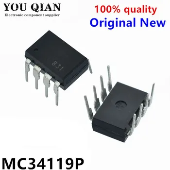 10db MC34119 DIP MC34119P DIP8 MC34119API DIP-8 Alacsony fogyasztású Audio Erősítő IC