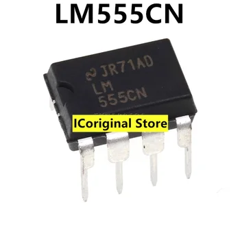 Új, eredeti LM555CN Programozható időzítő, illetve oszcillátor IC chip LM555 Elektronikus alkatrészek