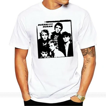 férfi márka teeshirt a férfiak nyári pamut póló Férfi tshirt Duran Duran Zene Nyomtatott Póló T-Shirt póló felső