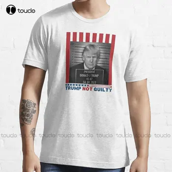 Trump Nem Bűnös Póló Trend T-Shirt Vintage póló, Vicces Művészeti Streetwear Rajzfilm Tee Digitális Nyomtatás Póló Xs-5Xl