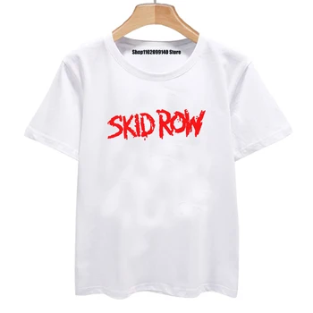 A Skid Row Férfi Női Grafikus póló, Utcai, Alkalmi Rock Póló Ruha, Divat Laza Felső Férfiaknak Ajándék, férfi ruházat, póló