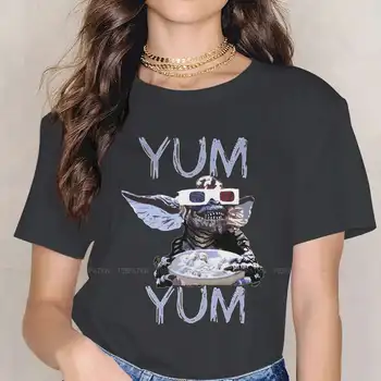 Yum Női Póló Szörnyecskék Gizmo Film Női Pólók Kawaii O-nyakú Felsők Alapvető Tshirt 4XL Túlméretezett Hipster