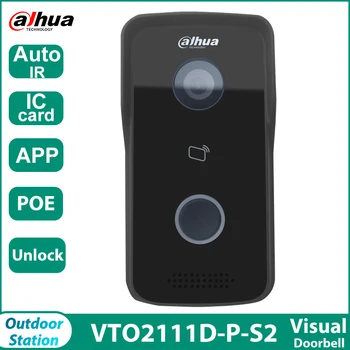 Dahua VTO2111D-P-S2 MultiLanguage Haza Videó Kaputelefon Csengő Kültéri Mini Kamera IP-Villa Ajtaját Állomás App Remote PoE