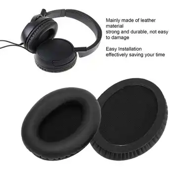 Fejhallgató fülpárna Fokozott Basszus Mesterséges Bőr Csere Fül Párna H840 H850 Fejhallgató Fekete dögös