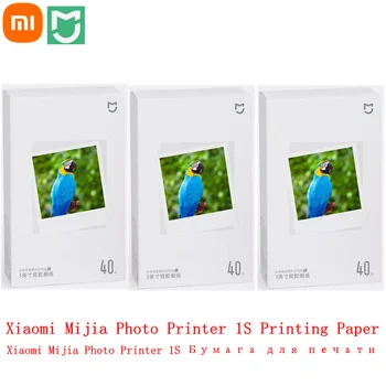 40-120 Lap Eredeti Xiaomi 3 Inch /6 Hüvelyk Fotó Nyomtató Papír A Xiaomi Mijia Fotó Nyomtató 1S Papírokat Фото бумага cucc de