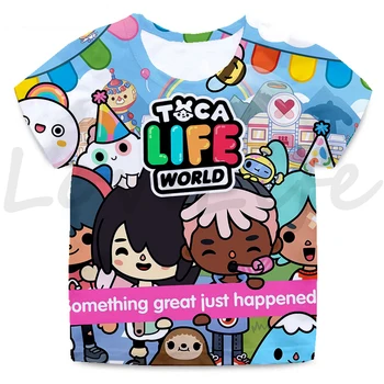 Érintse meg az Élet a Világ Tshirt Rajzfilm Gyerekeknek Tee Maximum Érintse Boca Póló Gyerekek Érintse meg az Élet a Világ póló Fiúk Lányok Anime Streetwear