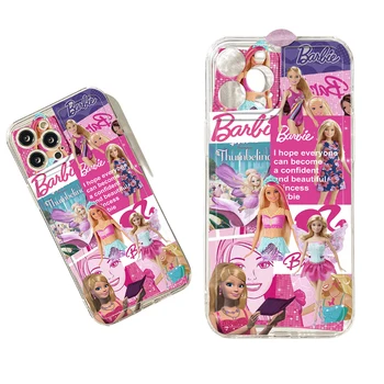 Ins Rajzfilm Barbie Hercegnő Iphone13Promax Mobil Telefon Esetében Divat A Nők Átlátszó Xr Szilikon Sejt Shell Tartozék Ajándék