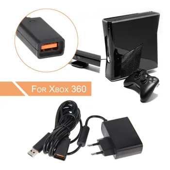 2021 FORRÓ 110-240V AC Adapter Tápkábel USB Átalakító Kábellel Hordozható 1--2 hálózati Adapter Xbox 360 Kinect Érzékelő