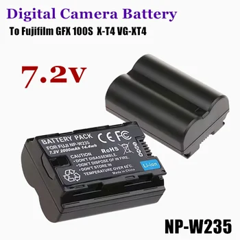 Digitális Fényképezőgép NP-W235 Újratölthető Akkumulátor 7.2 v-os 2000mAh Alkalmazandó Fujifilm GFX 100S X-T4 VG-XT4 Kamerák