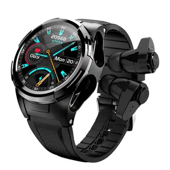AINOOMAX S210 s210 TWS Fülhallgató intelligens karóra 2 Az 1-ben Vezeték nélküli Fejhallgató Bt Hívás zene sport smartwatch reloj inteligente 2022 2023