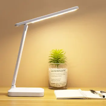 Led Touch Összecsukható asztali Lámpa Éjjeli Olvasmány szemvédő Este Lámpa USB Töltés Stílusok