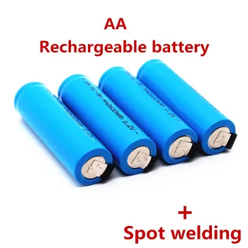 Eredeti AA Újratölthető Akkumulátor 1.2 V 2600mah AA NiMH Akkumulátor Forrasztható Csapok DIY Elektromos Borotva, fogkefe Játékok