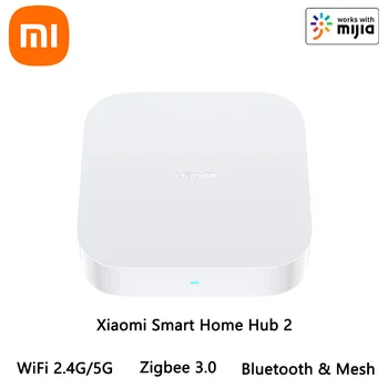 Xiaomi Intelligens Otthon Hub 2 Zigbee 3.0 Intelligens Multi Mode Átjáró 5 ghz-es Wifi 2,4 GHz-es Bluetooth Háló Mijia Mi Otthon Központ