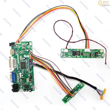 LCD Képernyő driver Monitor Vezérlő Tábla Készlet M270HGE-L30 1920X1080, HDMI-kompatibilis+DVI+VGA+Audió